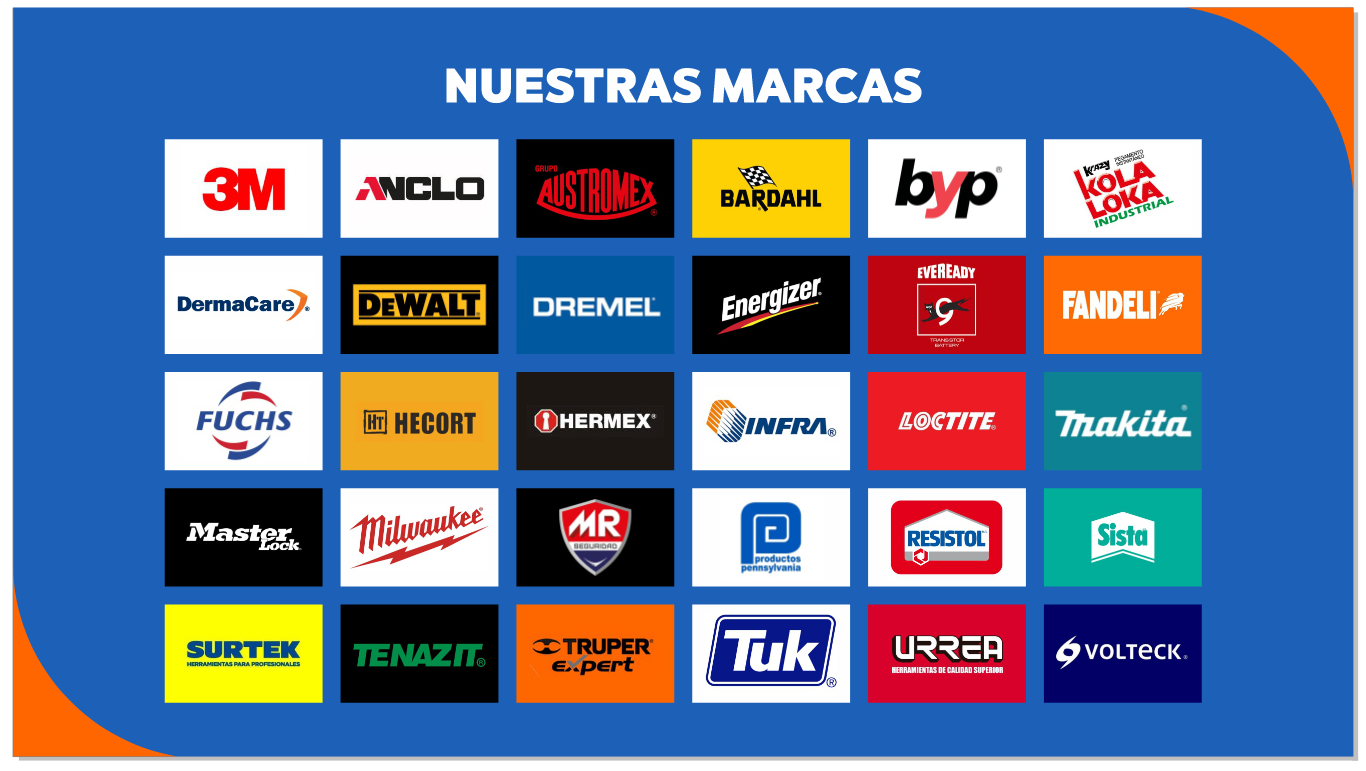 Marcas disponibles en FERRE-MAS